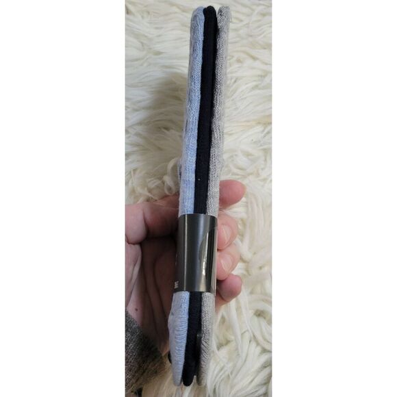 Steve Madden Boot Sock Footies No Slip Cable Knit Socks 3 Pair New - Picture 3 of 3